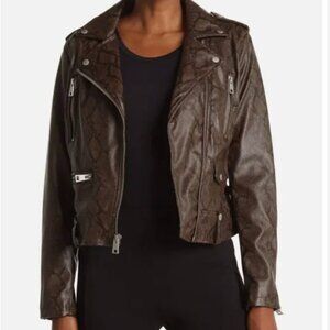 NWT Levi's Vegan Leather Snakeskin Moto Jacket